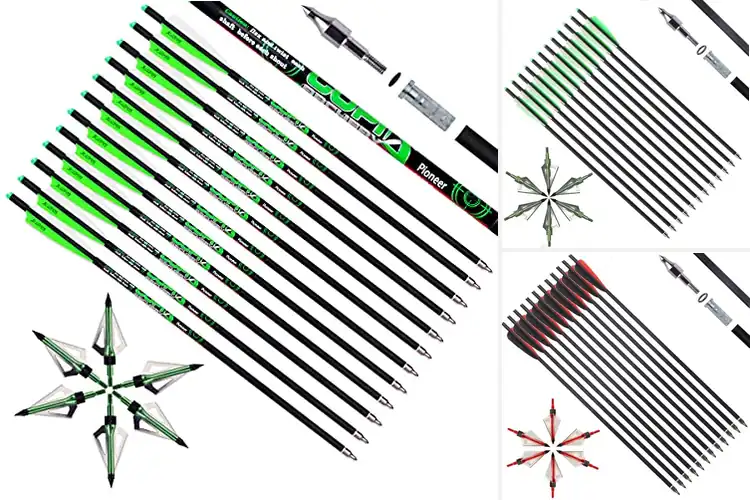 Detailed view of Best 12 Pack Crossbow Bolts: Boost Accuracy & Durability