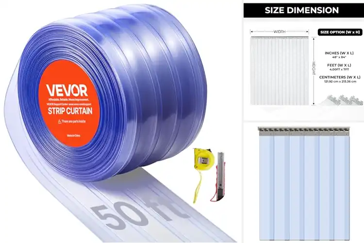 Detailed view of Best Clear PVC Curtains: Top 10 for Clean Spaces