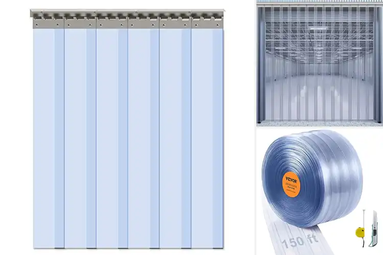 Detailed view of Best Commercial Strip Door Curtains