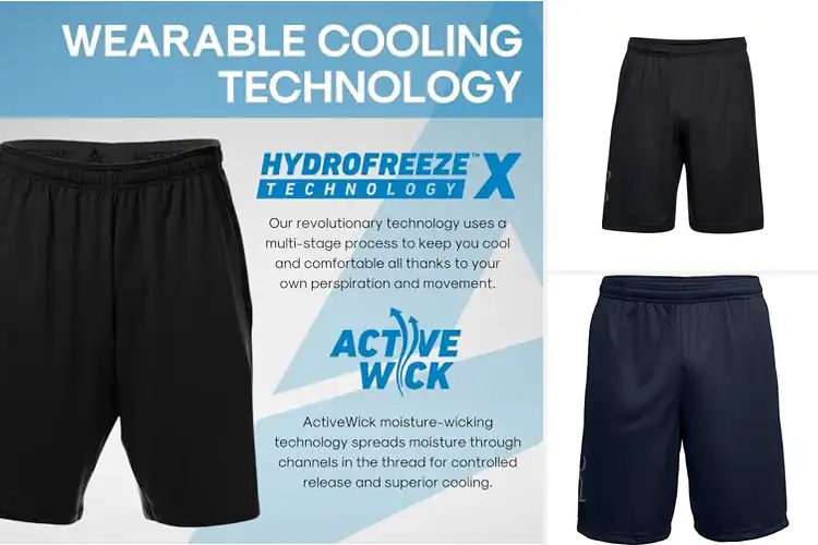 Detailed view of Best Cooling Tech Shorts: Stay Fresh & Active All Day