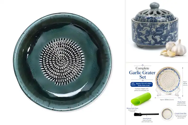 Detailed view of Best Decorative Garlic Bowls: 10 Stylish Kitchen Must-Haves