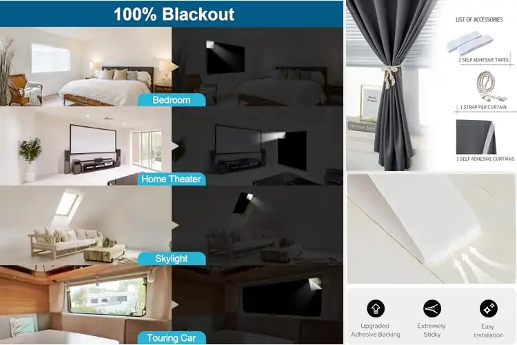 Detailed view of Best DIY Curtains