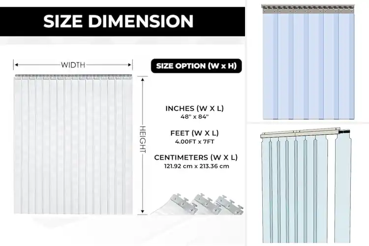 Detailed view of Best Door Strip Curtains: 10 Top Picks to Upgrade Your Space