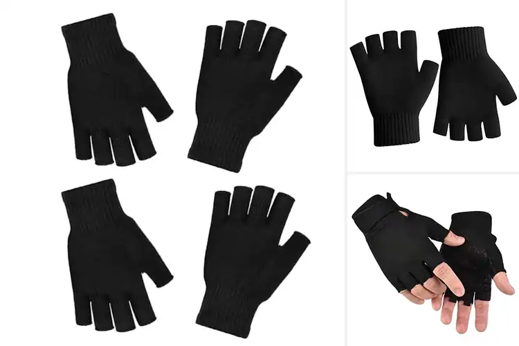 Detailed view of Best Fingerless Gloves