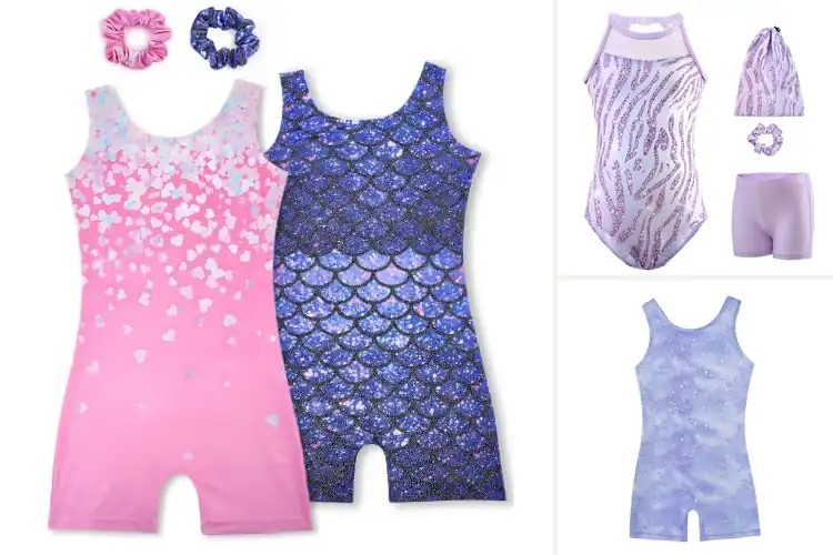 Detailed view of Best Girls Gymnastics Leotards