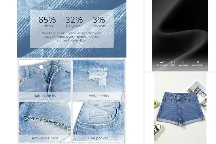 Detailed view of Best High Waisted Shorts for Women: 9 Must-Have Styles