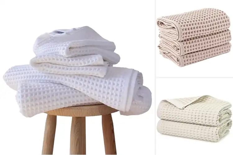 Detailed view of Best Honeycomb Waffle Towels
