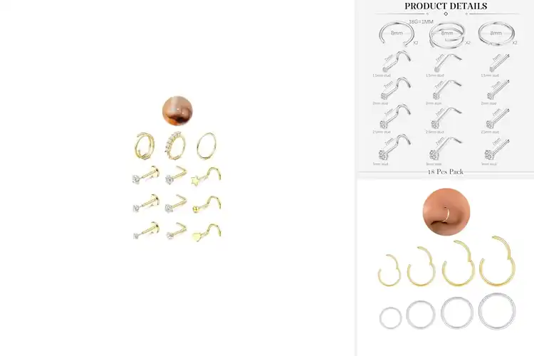 Detailed view of Best Hypoallergenic Nose Rings: 10 Safe & Stylish Picks