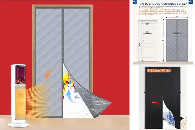 Detailed view of Best Insulated Door Curtains