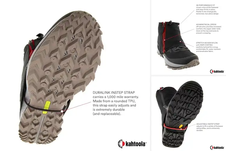 Detailed view of Best Kahtoola Gaiters for Trail Confidence