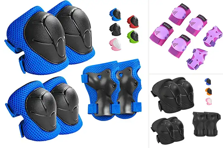 Detailed view of Best Kids Knee Pads And Elbow Pads Sets