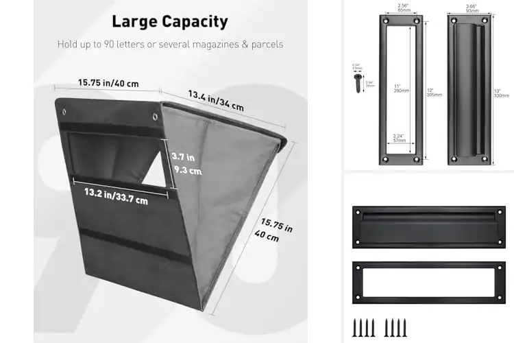 Detailed view of Best Mail Slot Accessories