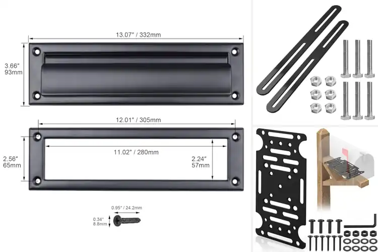 Detailed view of Best Mail Slot Mounting Kits