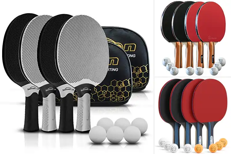 Detailed view of Best Outdoor Ping Pong Paddle Sets