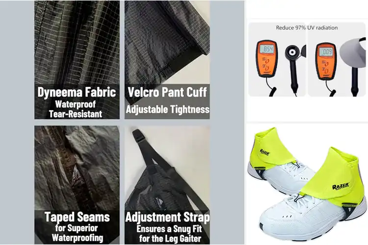Detailed view of Best Packable Gaiters: Top 10 for Dry, Safe Treks