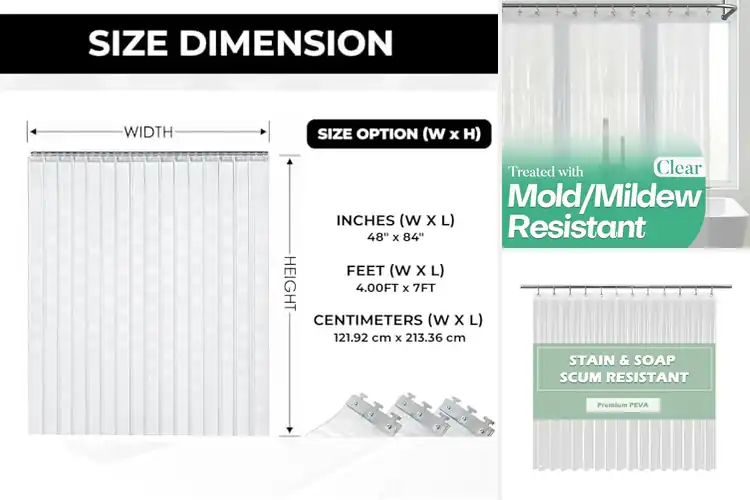Detailed view of Best Plastic Curtains: Easy Guide to Top Picks
