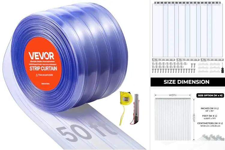 Detailed view of Best PVC Strip Curtains