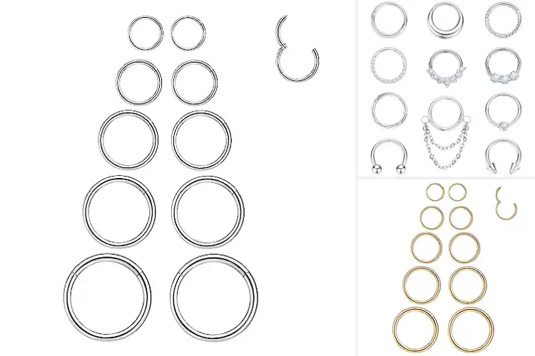 Detailed view of Best Septum Piercing Hoops: Top Picks for Style & Comfort