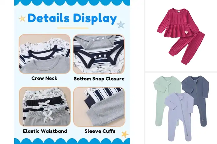 Detailed view of Best Soft Fabrics for Baby Outfits: Cozy & Safe Top Picks