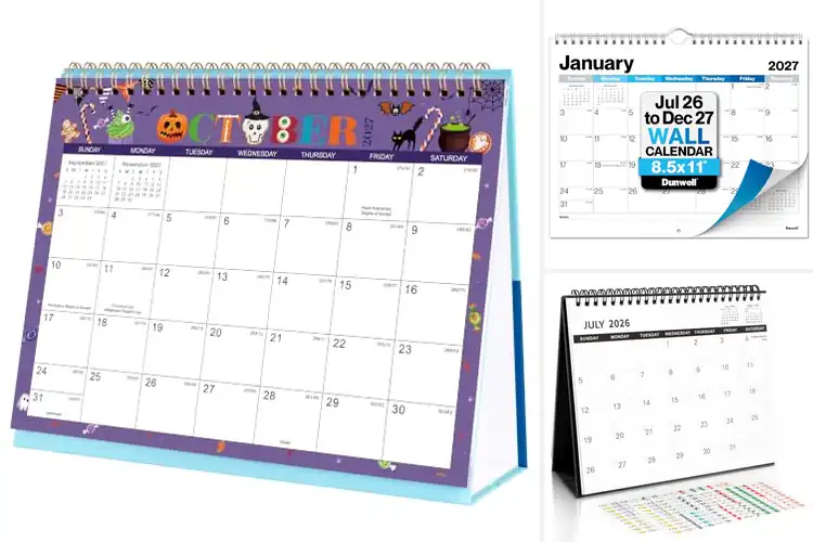 Detailed view of Best Spiral Desk Calendars