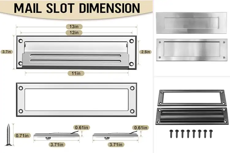 Detailed view of Best Stainless Mail Slots