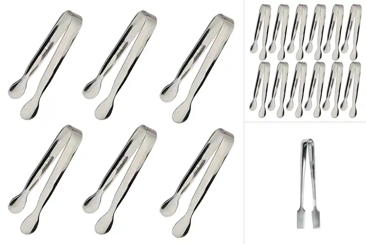 Detailed view of Best Stainless Steel Sugar Tongs