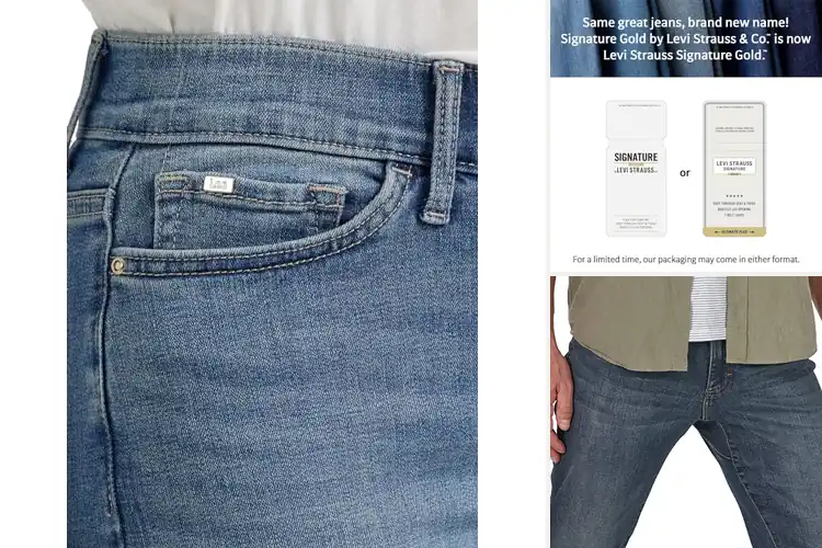 Detailed view of Best Stretch Bootcut Jeans
