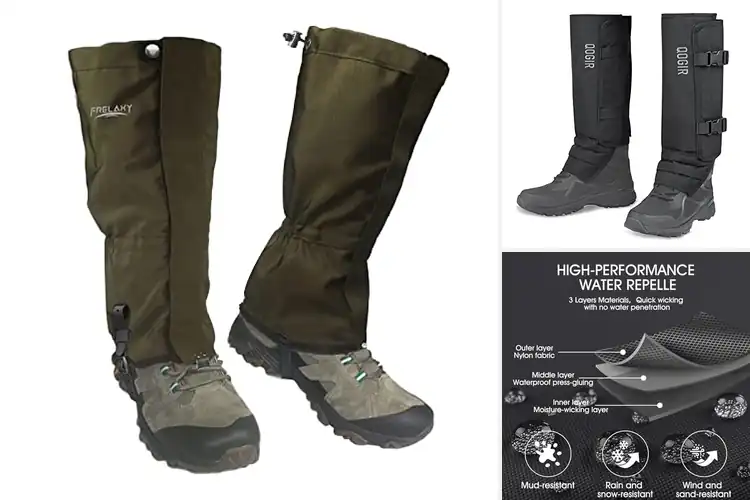 Detailed view of Best Tall Gaiters: Top 10 for Hiking, Hunting & Work