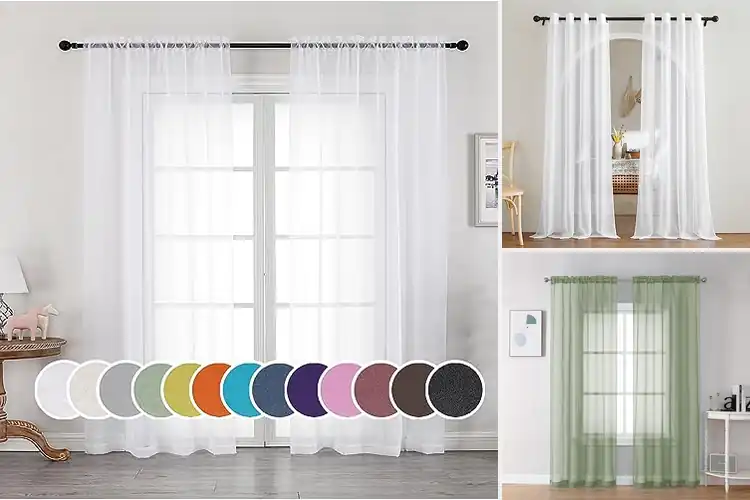 Detailed view of Best Transparent Curtains for Light & Style