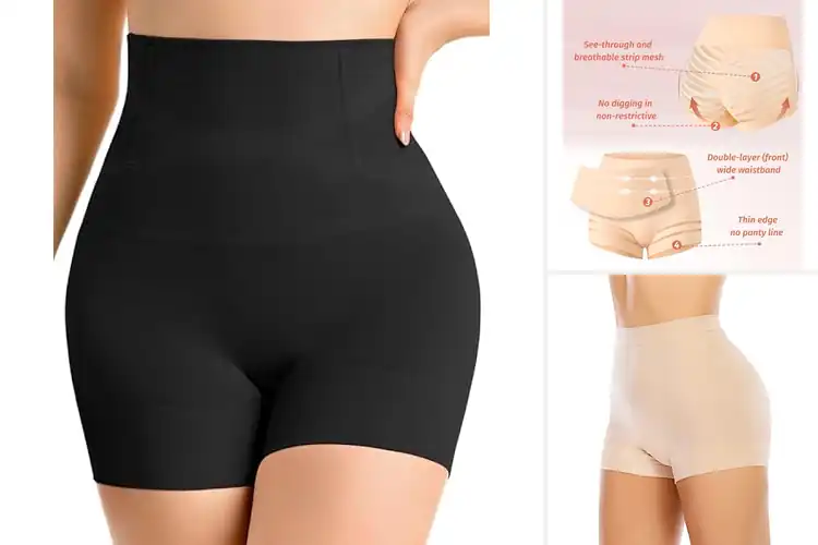 Detailed view of Best Tummy Control Shorts
