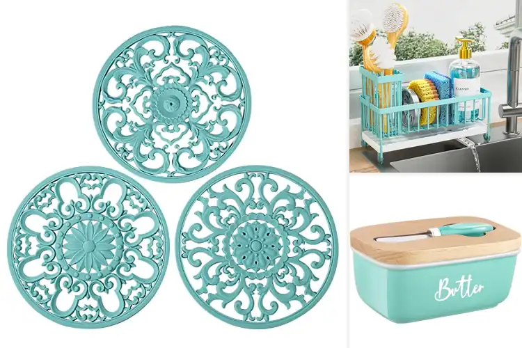 Detailed view of Best Turquoise Kitchen Items to Elevate Your Space