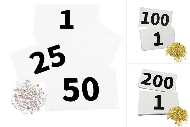 Detailed view of Best Waterproof Race Numbers: Reusable Bibs for Clear Racing
