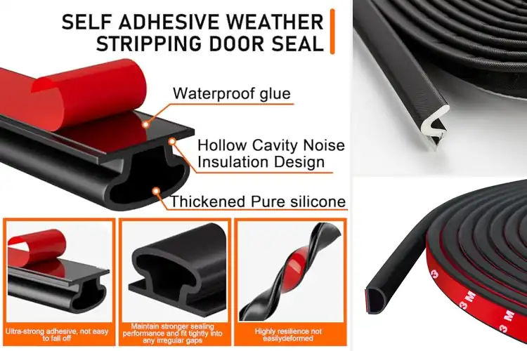 Detailed view of Best Weatherproof Door Strips