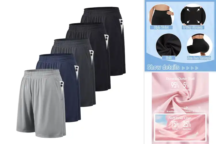 Detailed view of Best Workout Shorts With Pockets