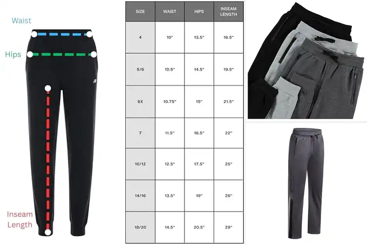 Detailed view of Best Youth Athletic Pants: Comfort & Style for Active Kids